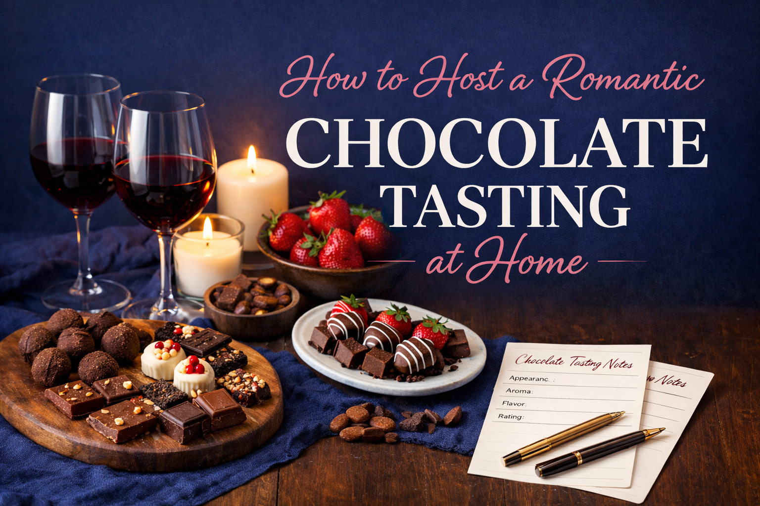 How to Host a Romantic Chocolate Tasting at Home (Step-by-Step)