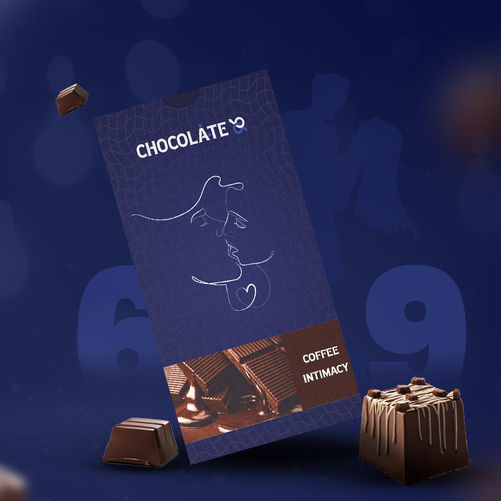 Chocolate69 — Coffee Intimacy Chocolate (Coffee Flavoured) | Adult Wellness Chocolate(Pack of 1)