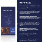 Chocolate69 — Dark Intimacy Chocolate (Dark Flavoured) Premium Adult-Wellness Chocolate (Pack of 1)