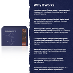 Chocolate69 — Hazelnut Intimacy Chocolate (Hazelnut Flavoured) | Adult Wellness Chocolate (Pack of 3)